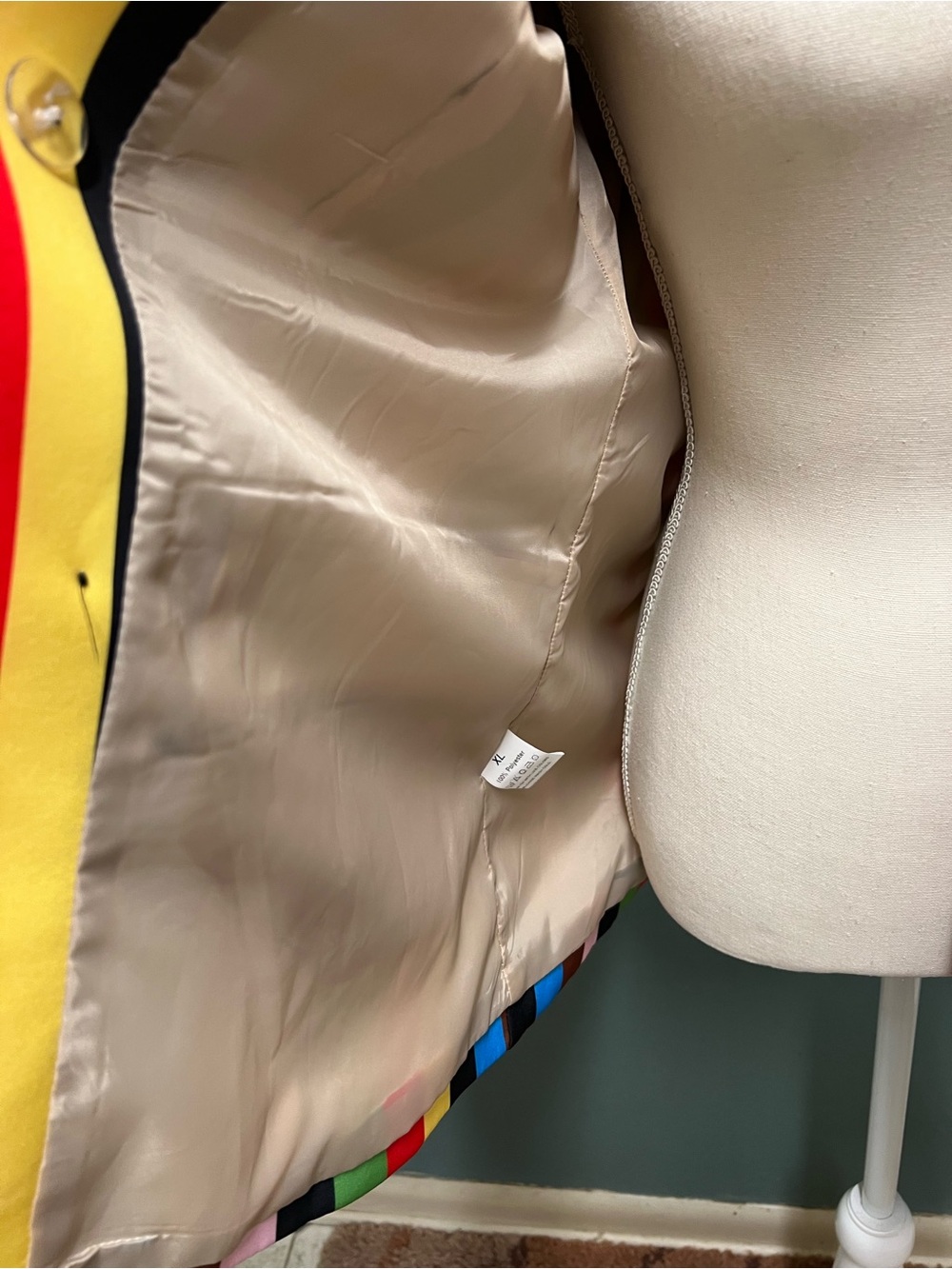 Unbranded NWOT Multicolor Striped Double-Breasted Blazer Jacket - Picture 6 of 7